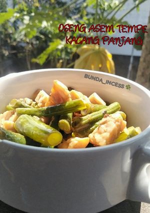 Foto resep Oseng Asem Tempe Kacang Panjang