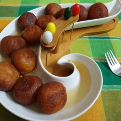 A picture of Sweet Potato Gulab Jamun.