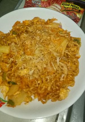 Foto resep Mie Ramen pedas