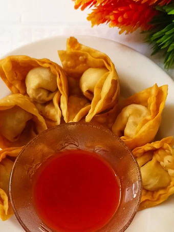 Cara Sederhana Menyiapkan Resep  Pangsit goreng ala ecy yang Lezat Sekali, Sempurna