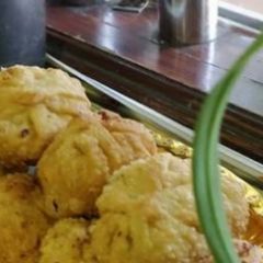 A picture of Dryfruit modak.
