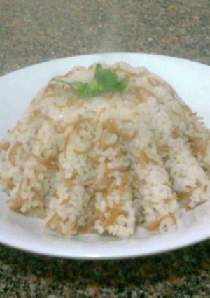 صورة لوصفة ارز بالشعرية