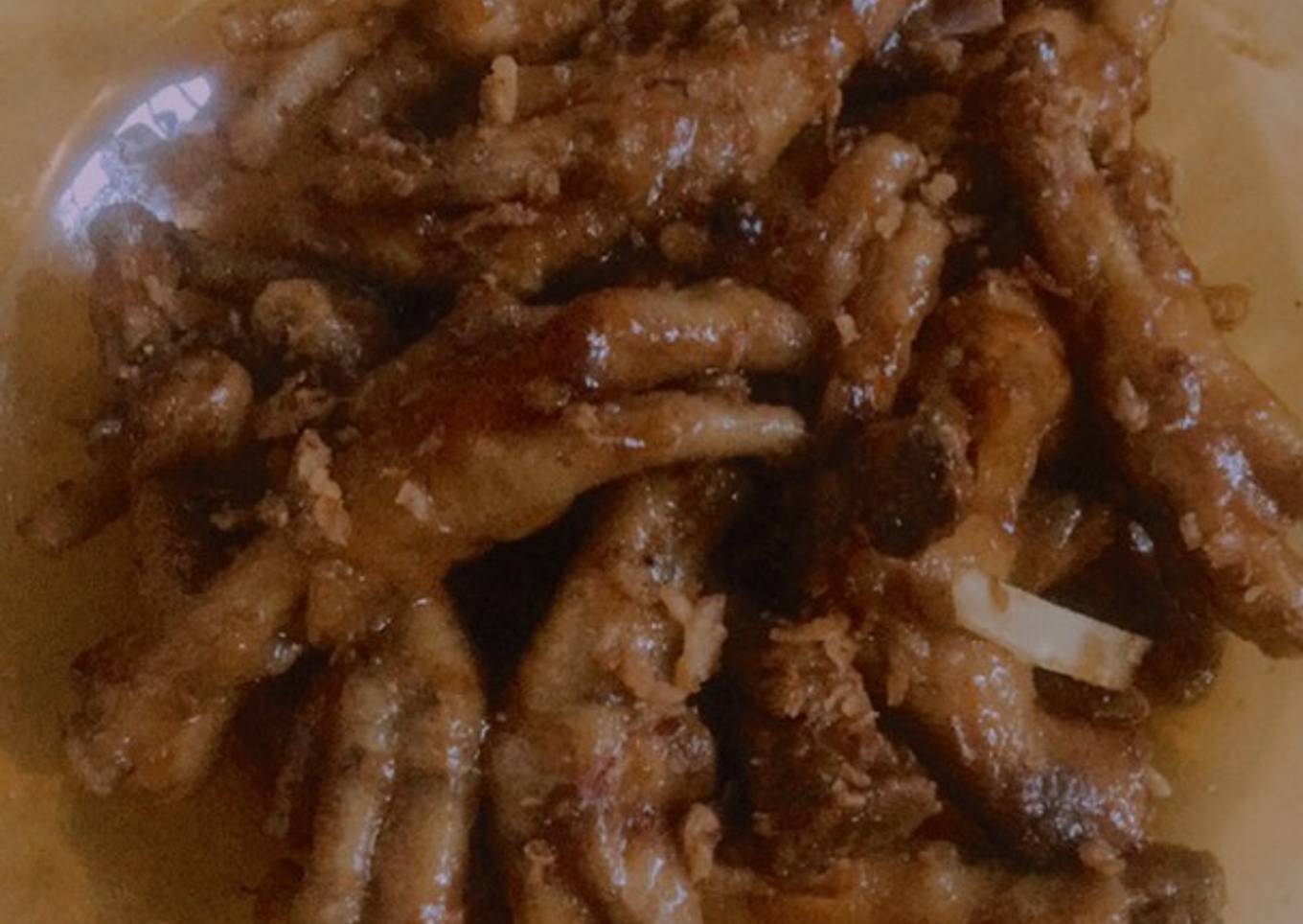 Ceker ayam kecap