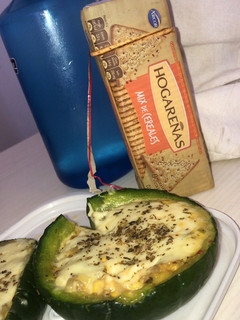 Una foto de Zapallito relleno de cebolla