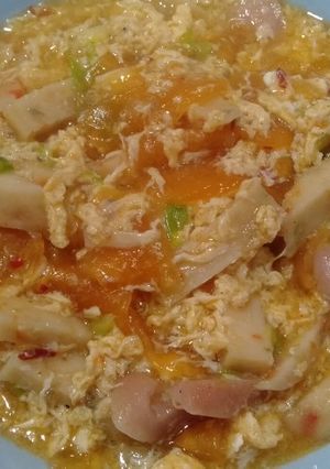 Foto resep Seblak Scallop dan Sosis