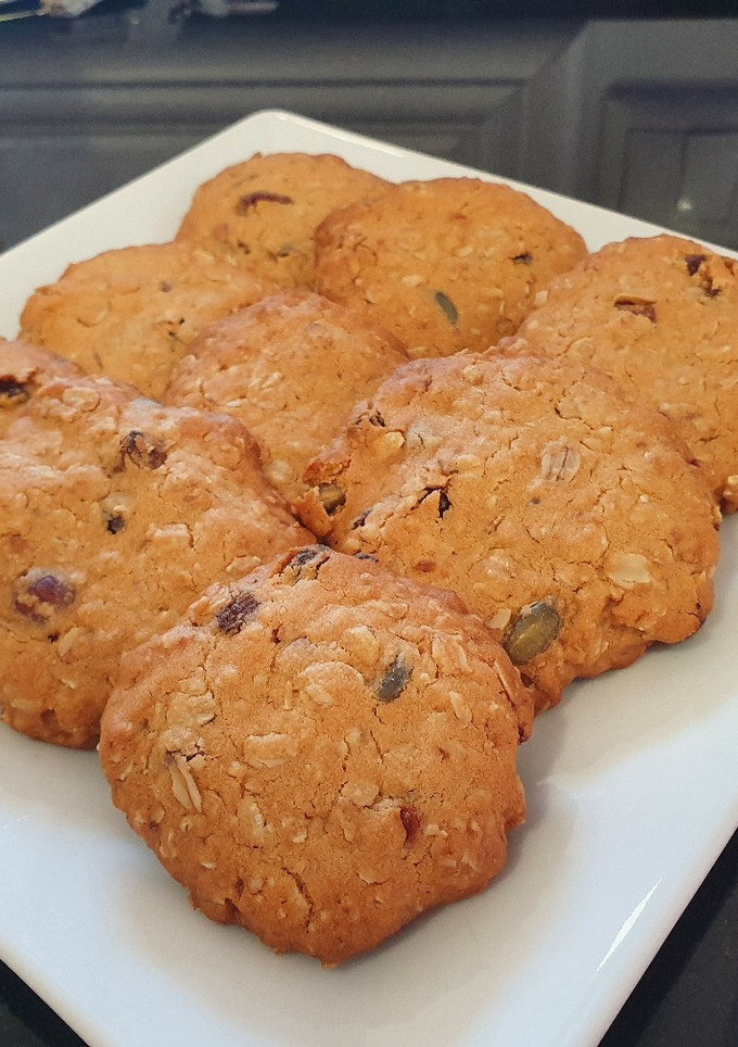 Una foto de Galletas de muesli sin huevo ni azúcar