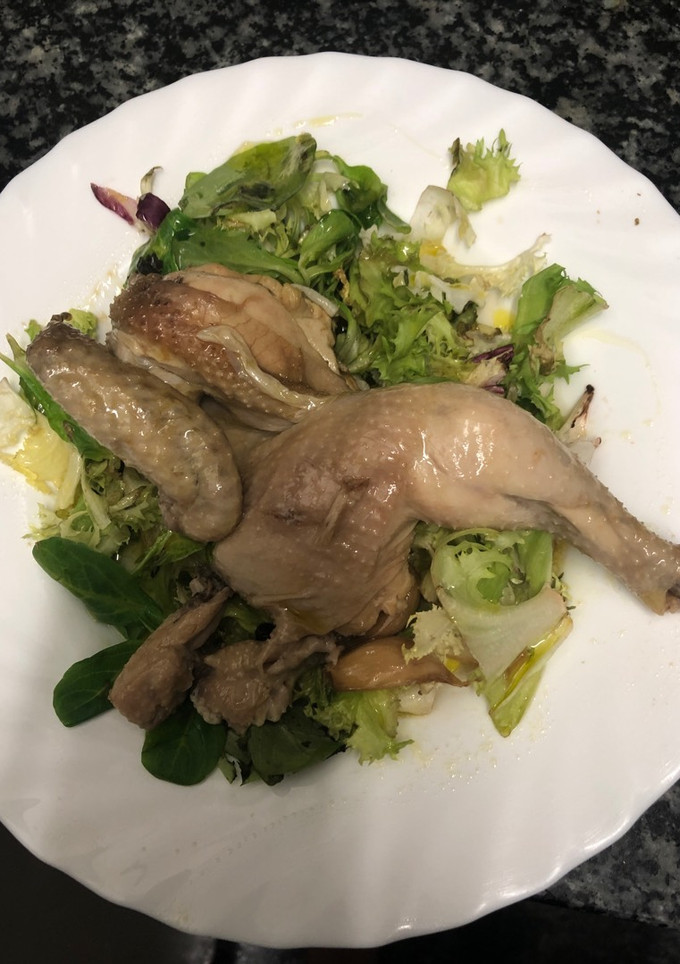 Una foto de 68. Partridge marinierte (perdiz escabechada) (principal carne)
