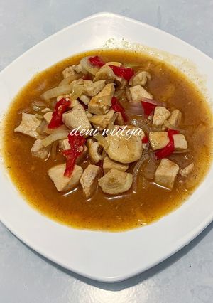 Foto resep Ayam Saus Lada Hitam (Chicken with Blackpepper Sauce)