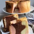Chiffon Cake Neapolitan