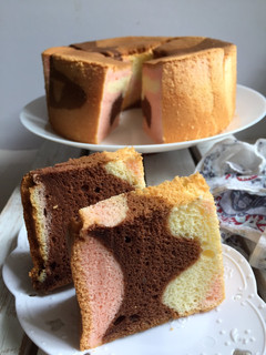 Foto resep Chiffon Cake Neapolitan