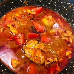 A picture of Kottayam Fish Curry || Meen Mulakittathu.