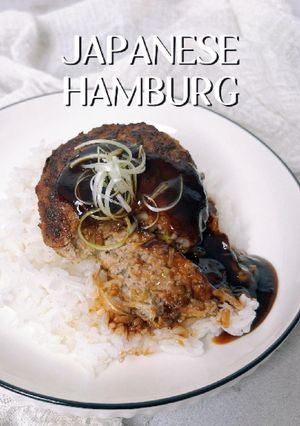 Foto resep Japanese hamburg steak
