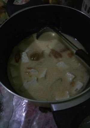 Foto resep Tahu kuah santan