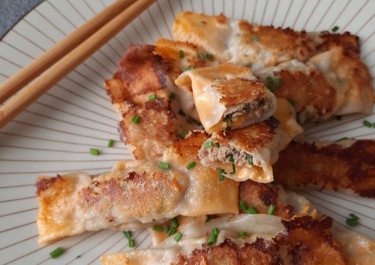 Beef & Cheese Gyoza