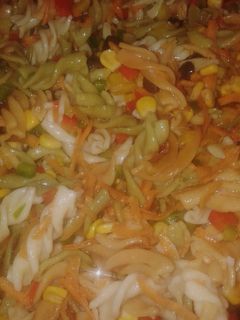 صورة لوصفة سلطة معكرونة