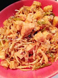 Foto resep Oseng Teri Tempe