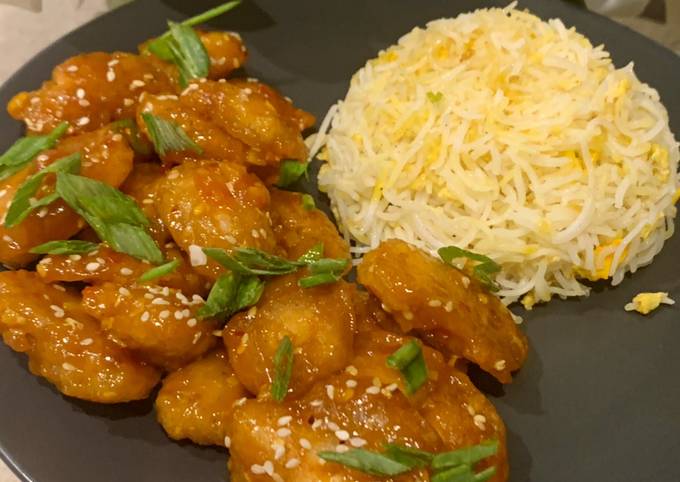 Orange chicken 🍊🍛