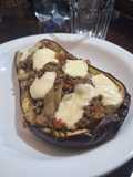 Berenjenas rellenas de carne picada