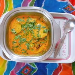 A picture of Yam Curry/Jimmikand Curry.