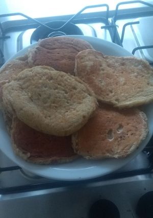 Una foto de Pancakes de banana
