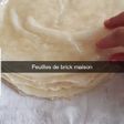Feuilles de brick