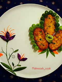 عکسی از دستور کوکو سیب زمینی با تره