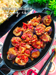 Foto resep Terong Balado Udang Ebi