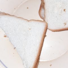 A picture of Shami kabab sandwich.