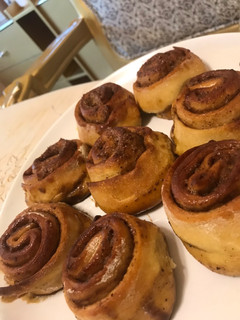 A picture of Cinnamon rolls.