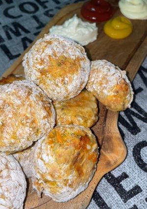 Una foto de ✨Bolitas de zanahoria y queso ✨