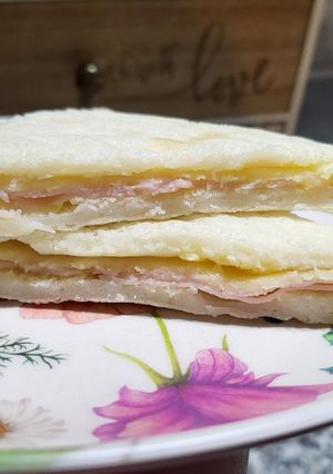 Una foto de Sándwich de pan de miga sin gluten