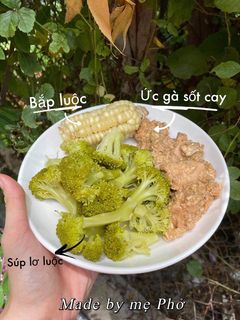 Hình của món Ức gà sốt cay.