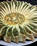Tarta sol con espinaca, ricota y parmesano