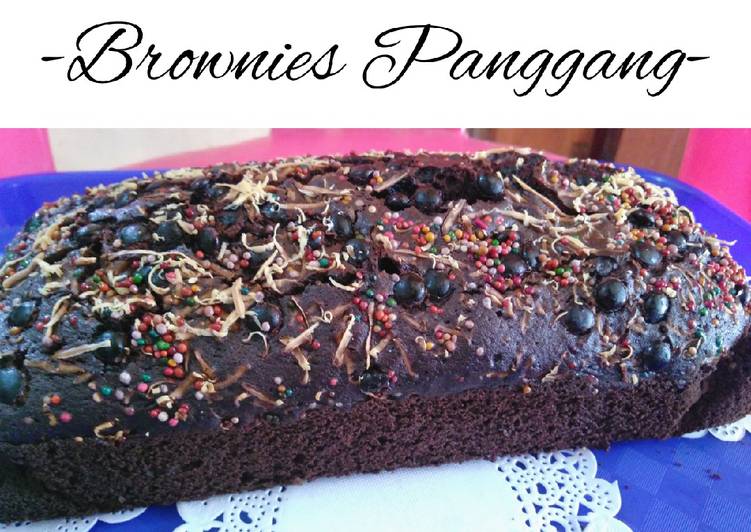 Brownies Panggang / Fudgy Brownies