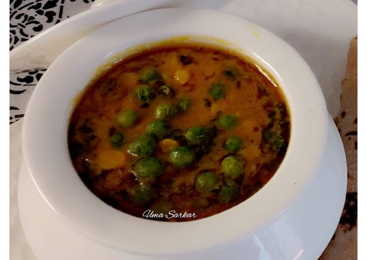 How to Make Quick Greenpeas chana dal