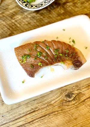 A picture of 🐟 Tuna belly pan grilled - Ventresca de atun a la plancha.