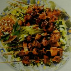 A picture of Chicken Satay.