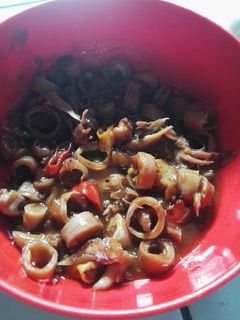 Foto resep Cumi Asin Saus Kecap