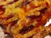 Una foto de pizza coliflor