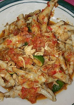 Foto resep Rosania - Ceker Ayam Pedas Jeruk