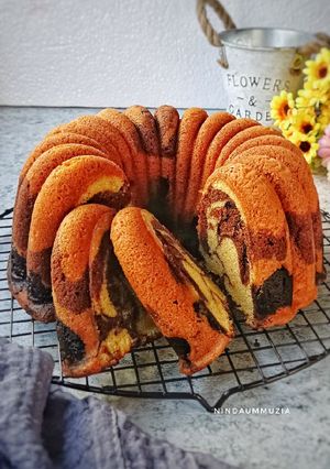 Foto resep Marmer Brownies Cake