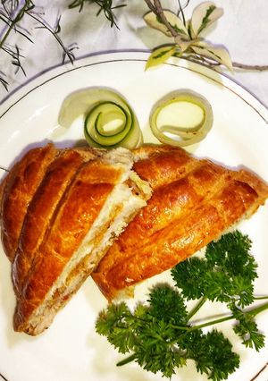 A picture of Grilled Chicken Croissant 🥐 😋.
