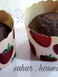 عکسی از دستور کاپ کیک شکلاتی