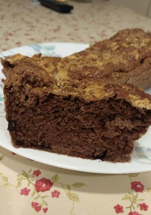 Una foto de Bizcocho de avena y chocolate