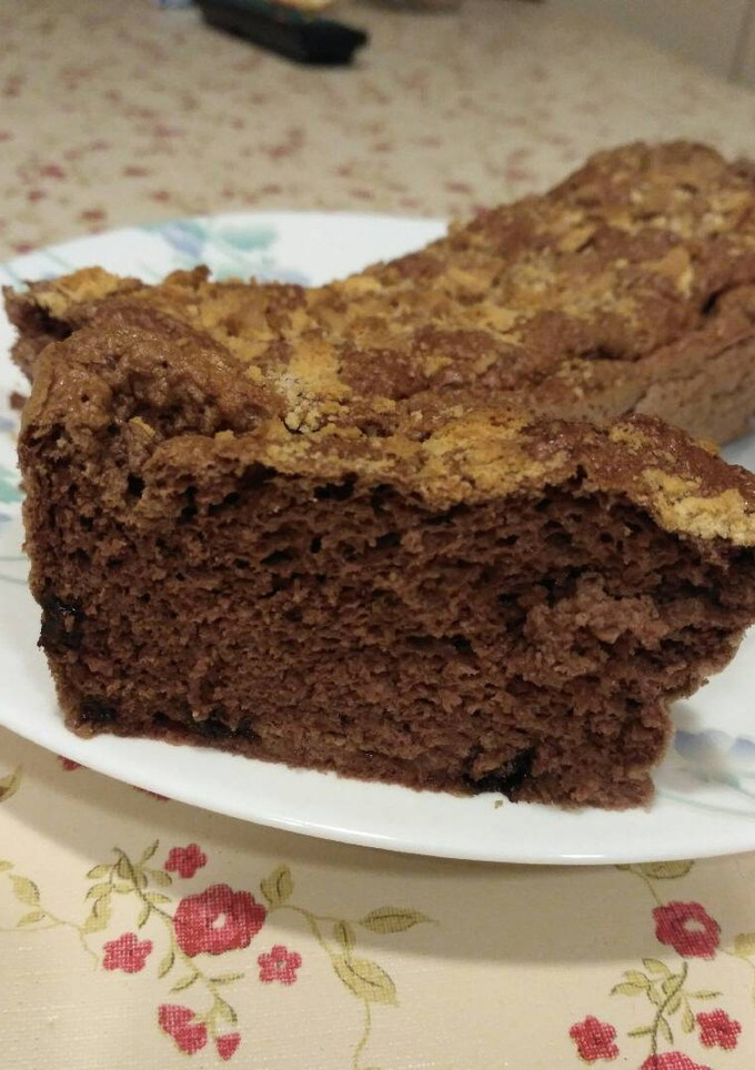 Una foto de Bizcocho de avena y chocolate