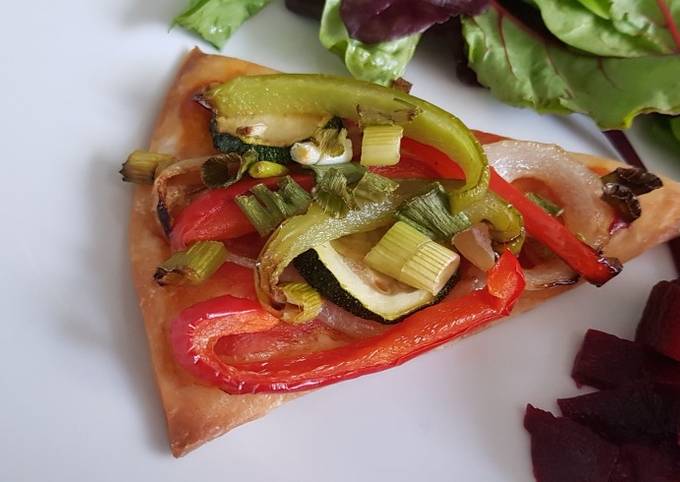 Recipe of Super Quick Homemade Veggie puff pastry tart