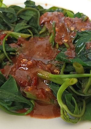 Foto resep Brambang asem kangkung