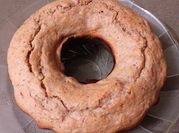 Una foto de budín de banana sin aceite