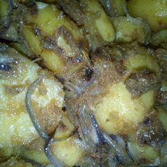 Potato casserole A picture of Potato casserole.