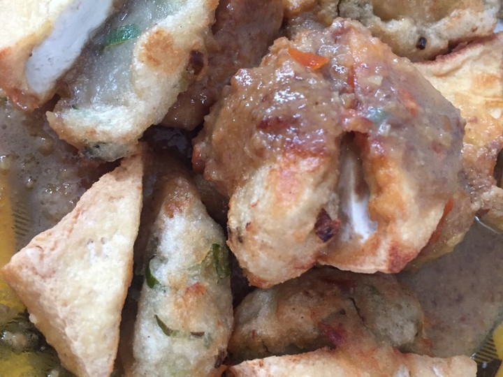 Cara Gampang Menyiapkan Tahu aci bumbu kacang/batagor ekonomis 😅 yang Menggugah Selera